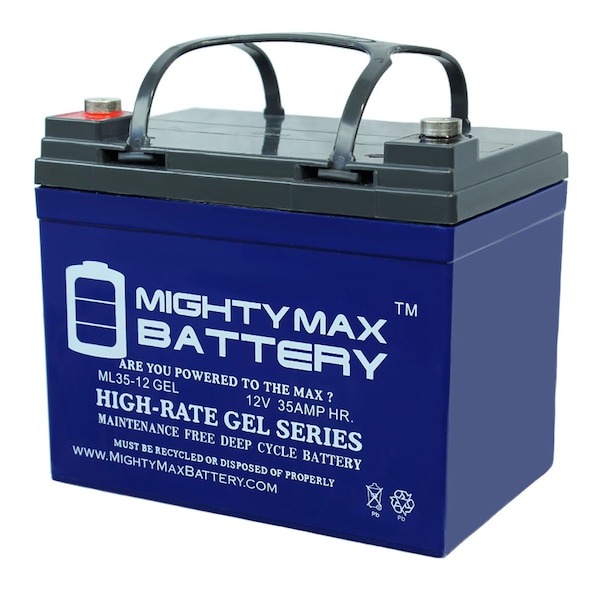 12V 35AH GEL Battery For Pride Mobility PMV5000 Hurricane - 2 Pack